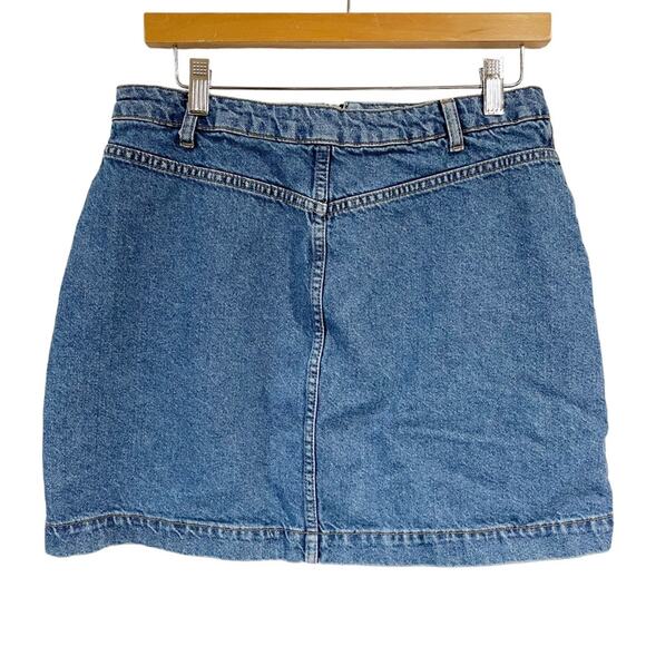 Topshop Women Jean Skirt Zip Up Size 8 - Picture 2 of 4